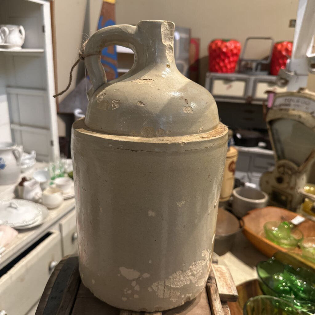 STONEWARE WHISKY JUG