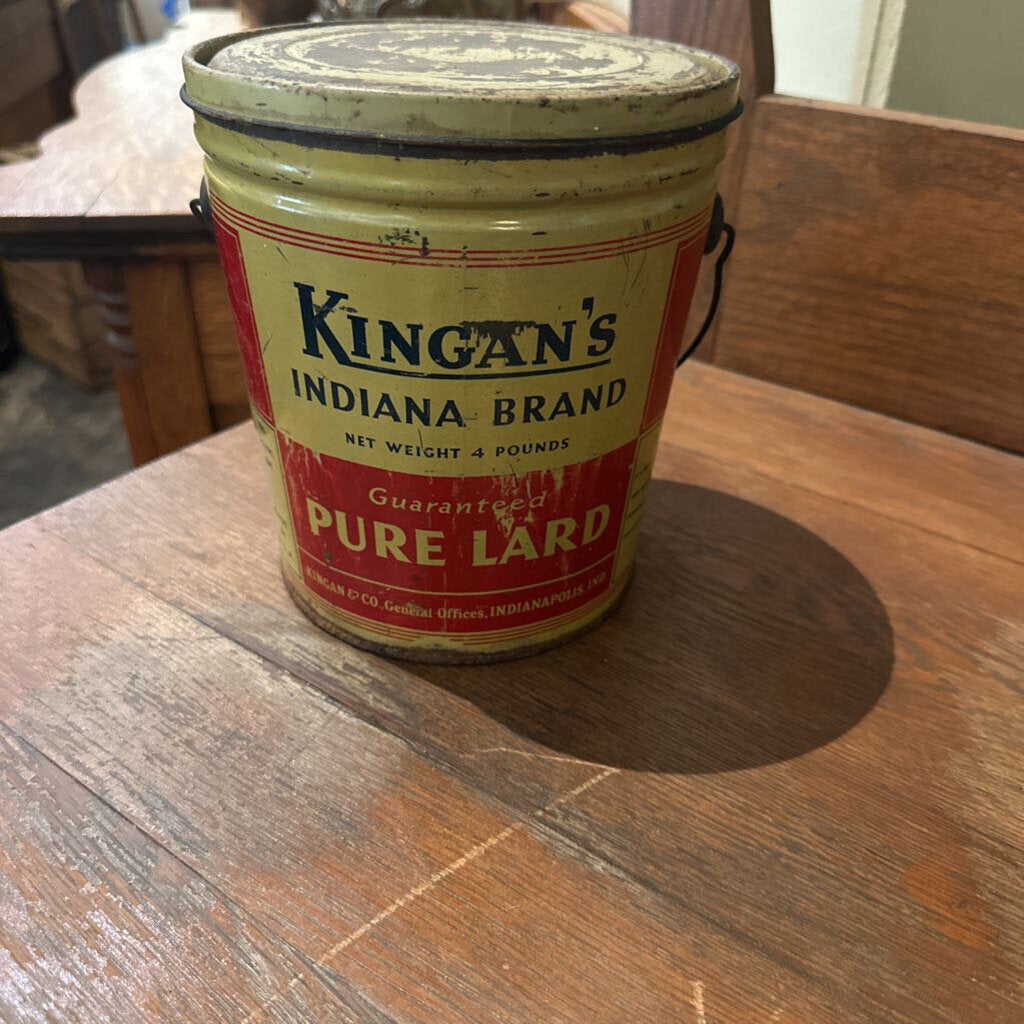 KINGAN'S PURE LARD TIN