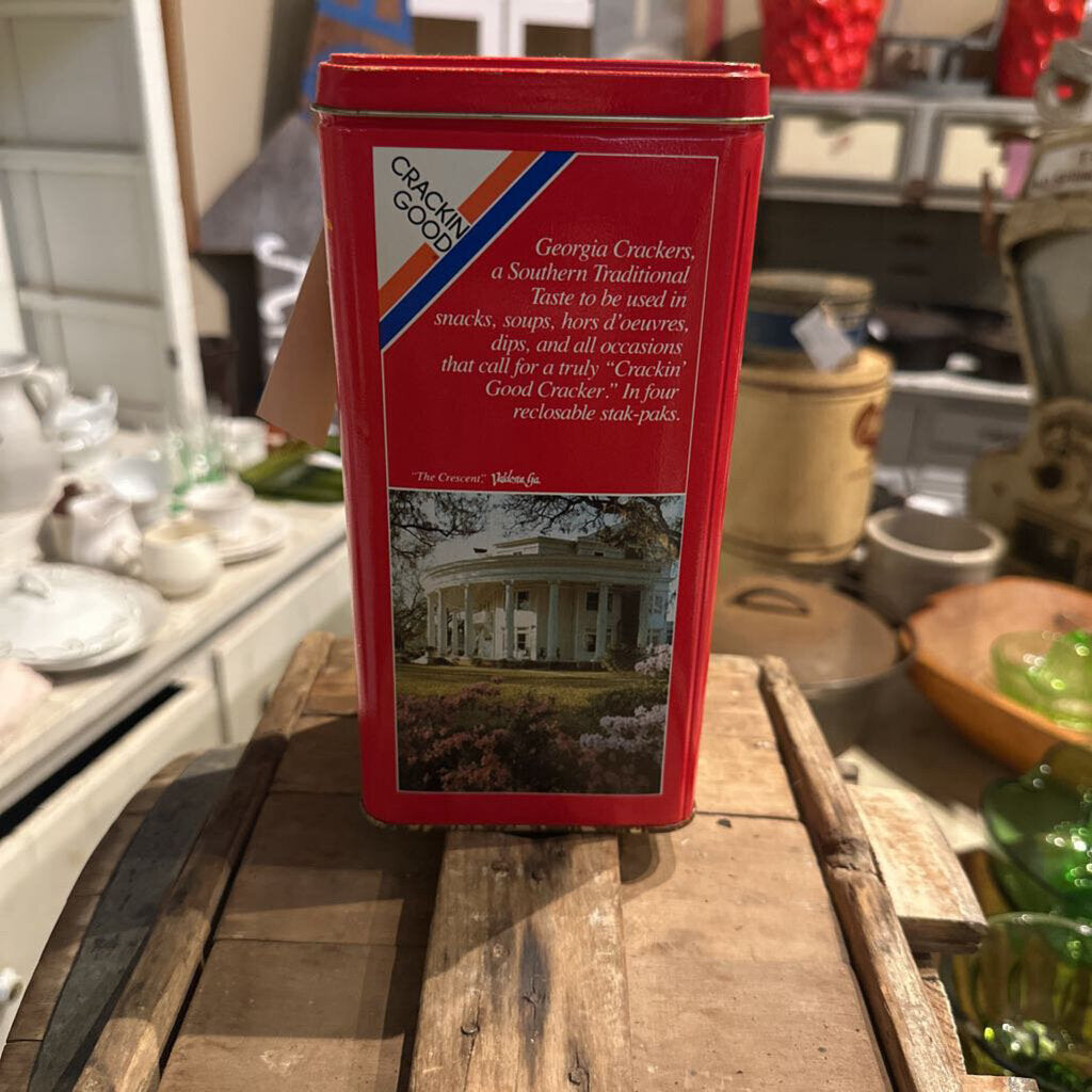 GEORGIA CRACKERS METAL TIN