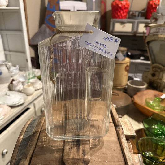 GLASS JUICE BOTTLE
