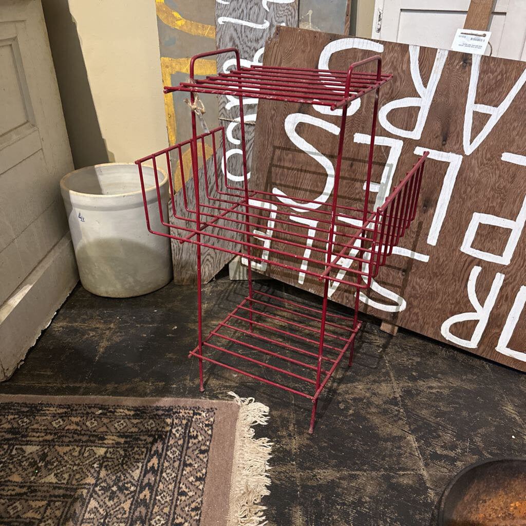 MID-CENTURY METAL TABLE