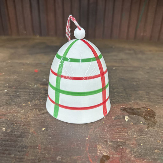CERAMIC BELL ORNAMENT