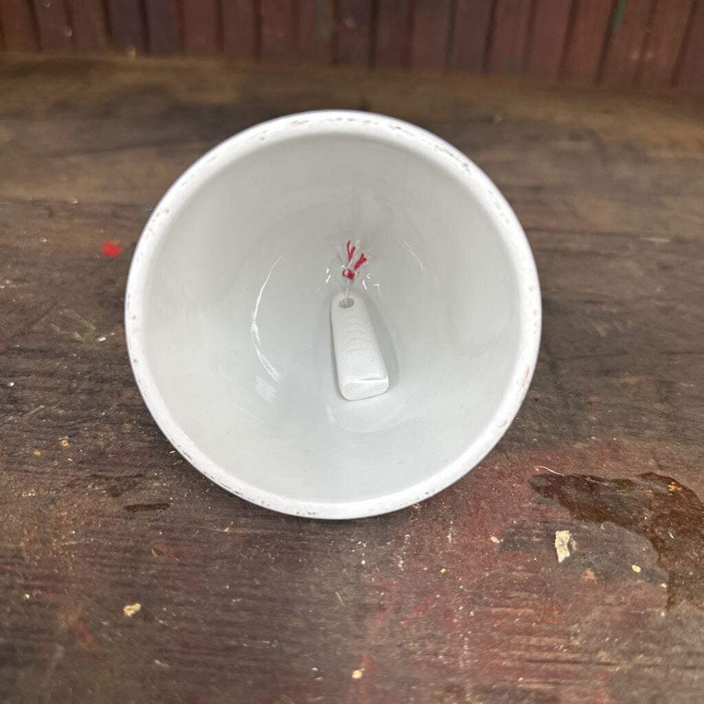 CERAMIC BELL ORNAMENT