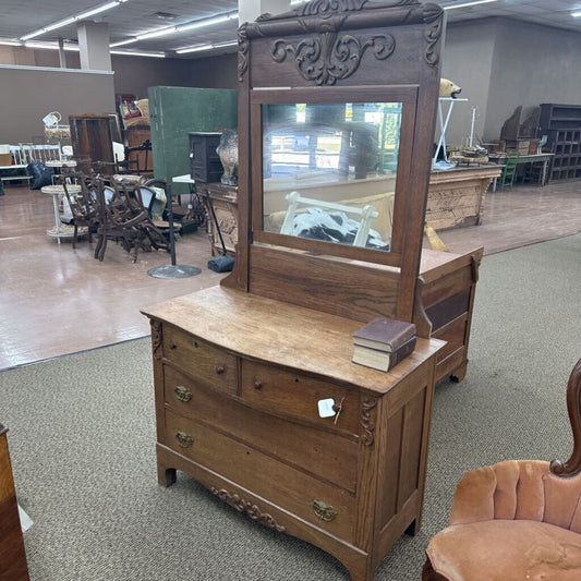 DRESSER WITH MIRROR