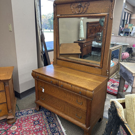 DRESSER WITH MIRROR
