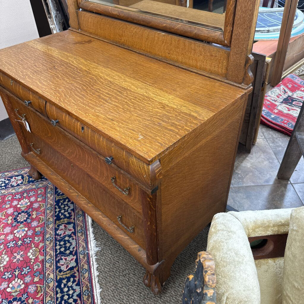 DRESSER WITH MIRROR