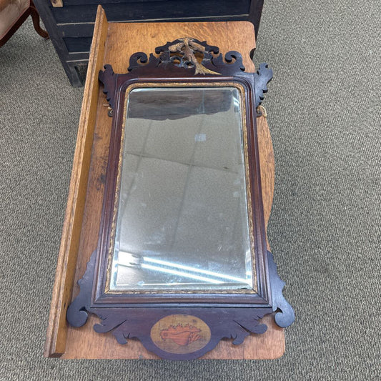 GILDED PEACOCK MIRROR