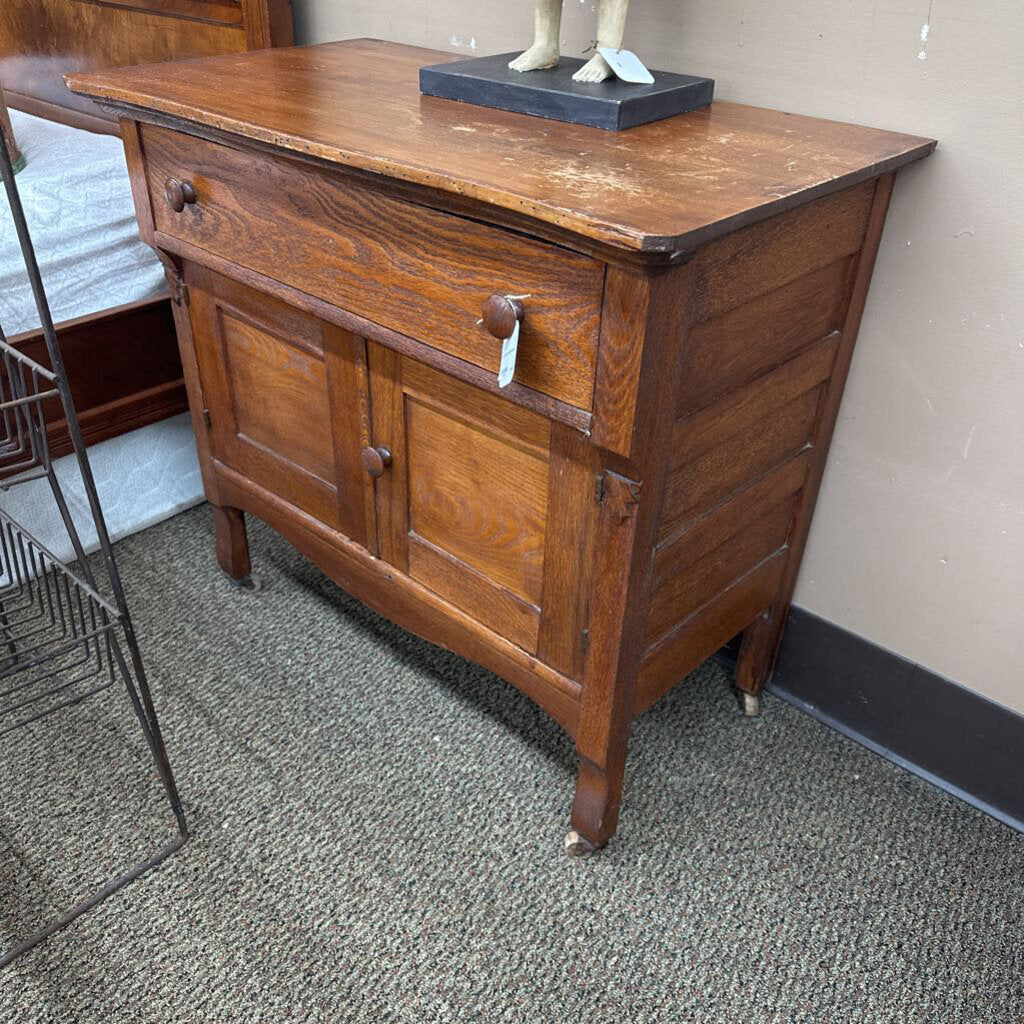 OAK WASH STAND