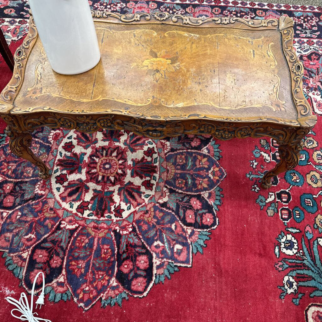 ORNATE CARVED COFFEE TABLE