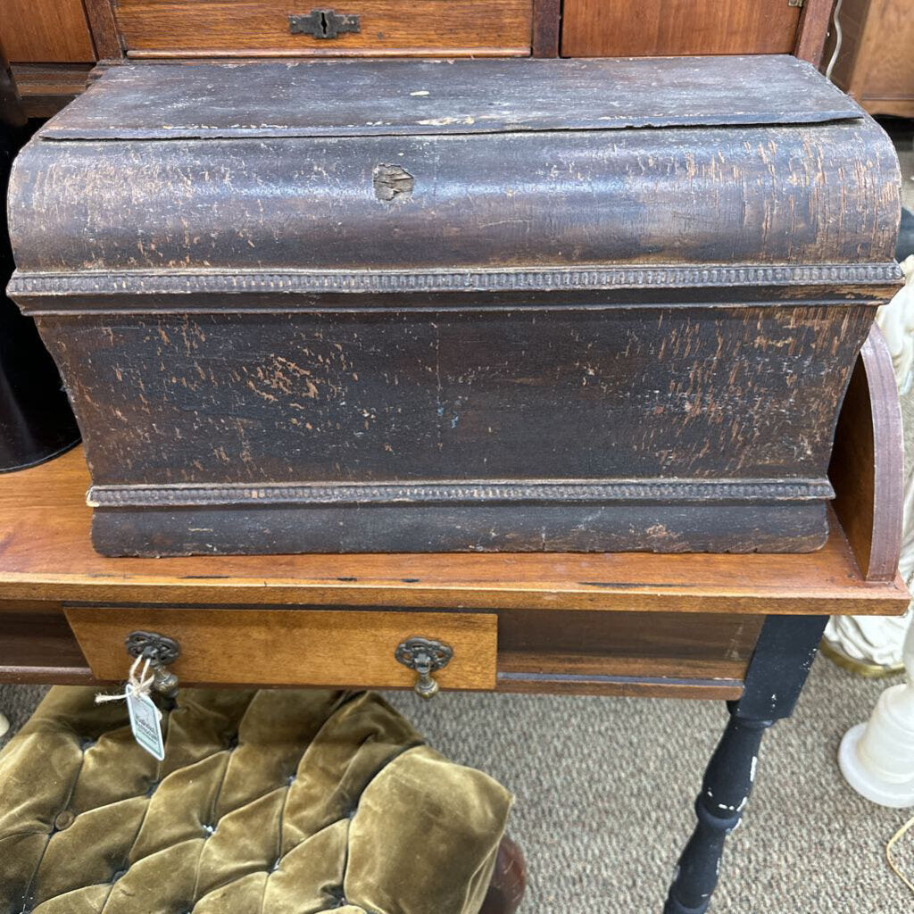 WOODEN SEWING MACHINE COVER