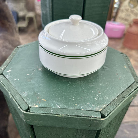HOMER LAUGHLIN SUGAR BOWL WITH LID