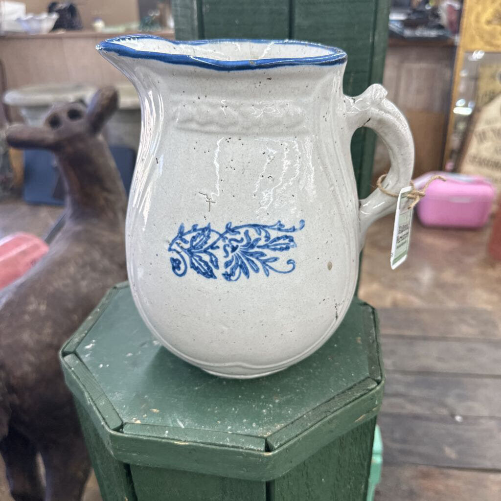 BRUSH MCCOY WILDFLOWER STENCILED PITCHER
