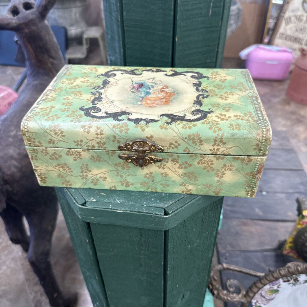 VINTAGE CELULOID DRESSER BOX