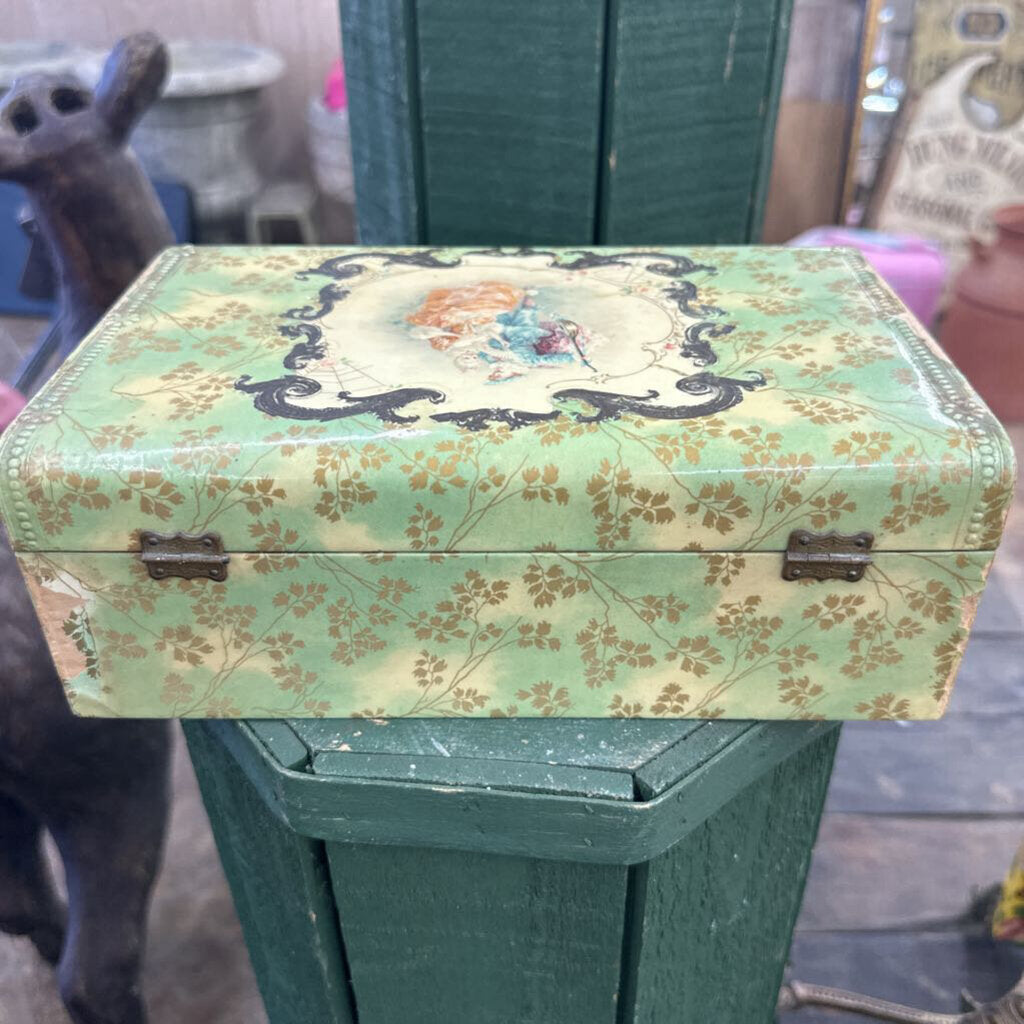 VINTAGE CELULOID DRESSER BOX