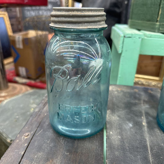 RARE BALL PERFECT MASON JAR WITH ZINC LID