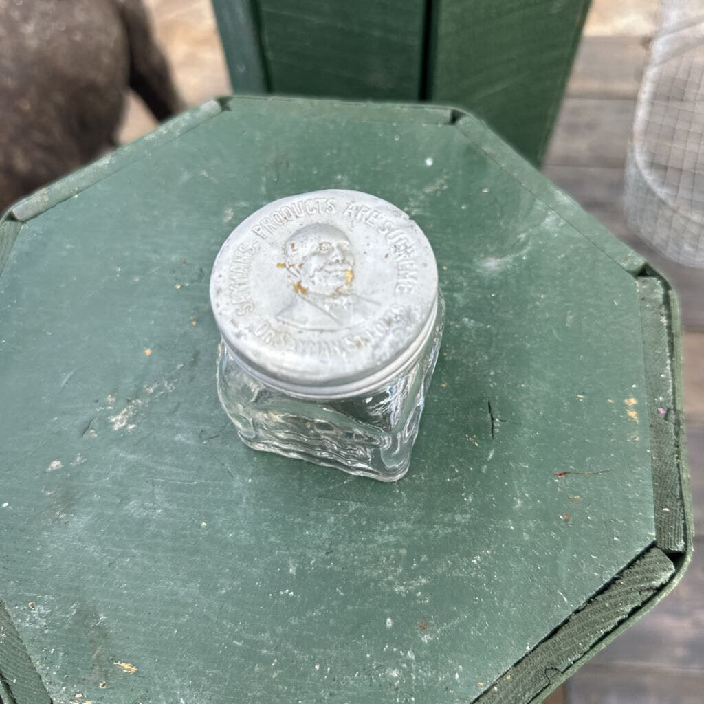 DR. SAYMAN'S SALVE JAR WITH LID