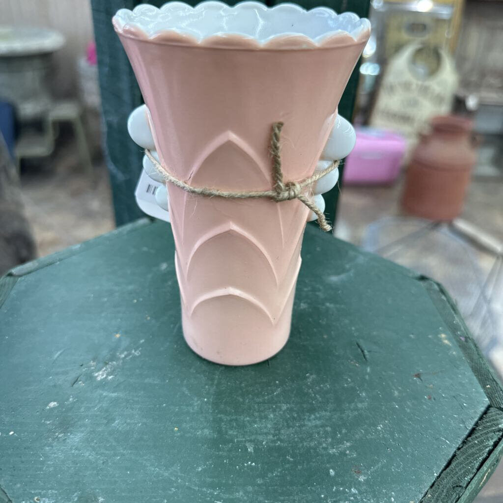 VINTAGE ANCHOR HOCKING FIRE KING VASE