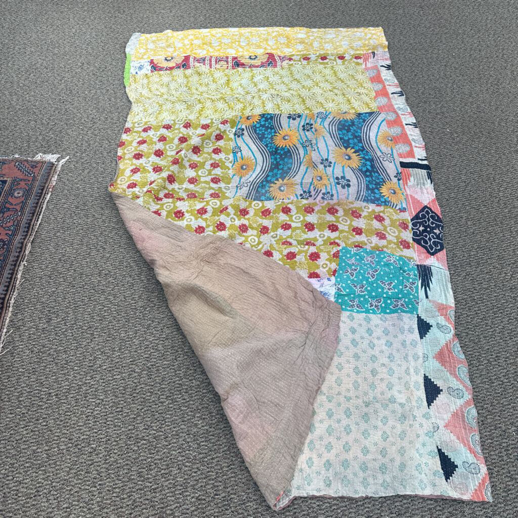 KANTHA PATCHWORK QUILT BY KARMA LIVING