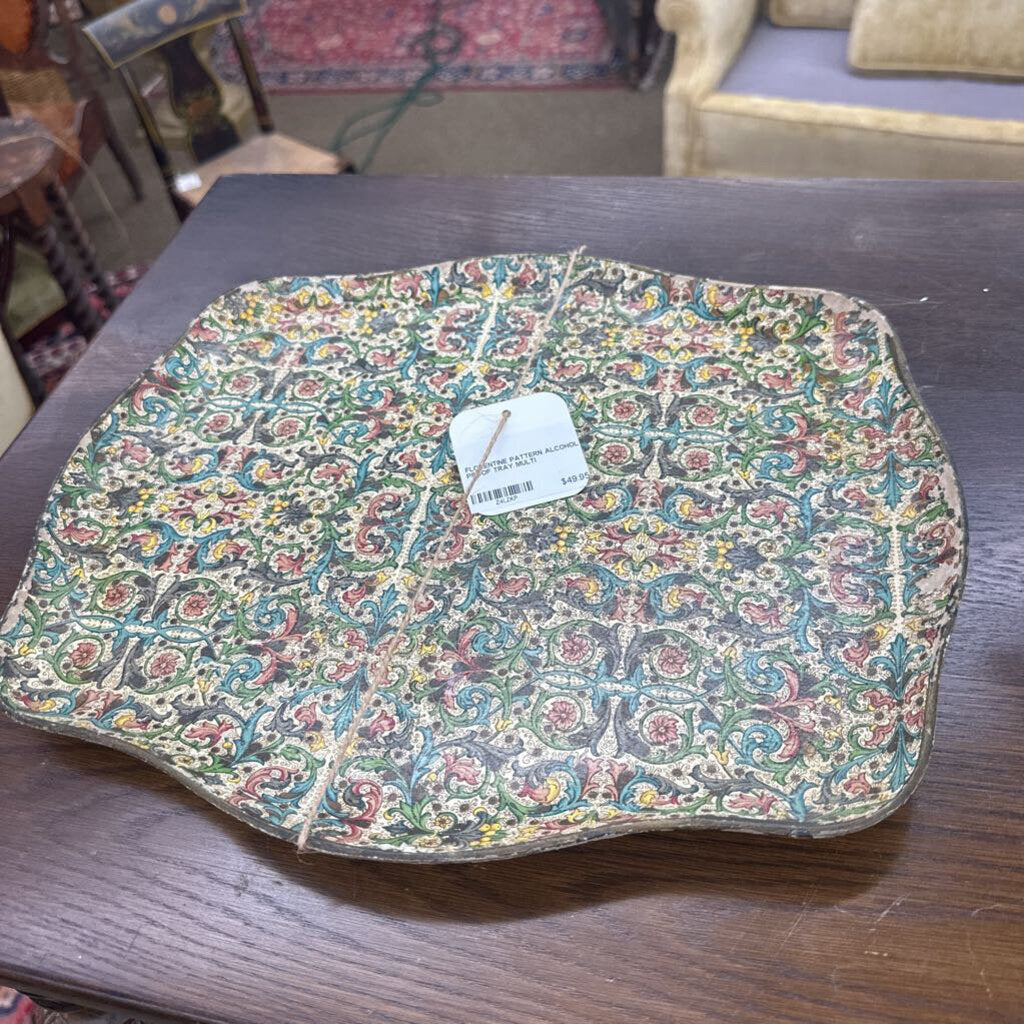 FLORENTINE PATTERN ALCOHOL PROOF TRAY