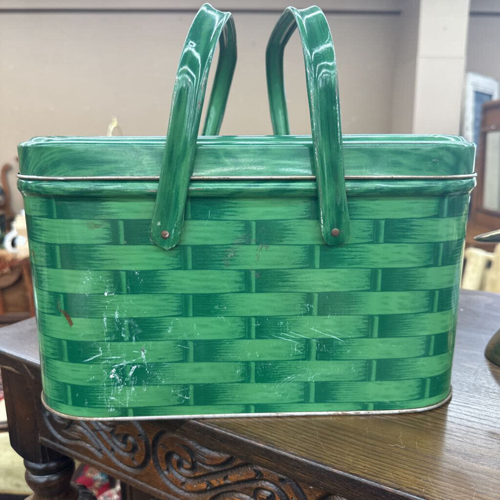 METAL PICNIC BASKET