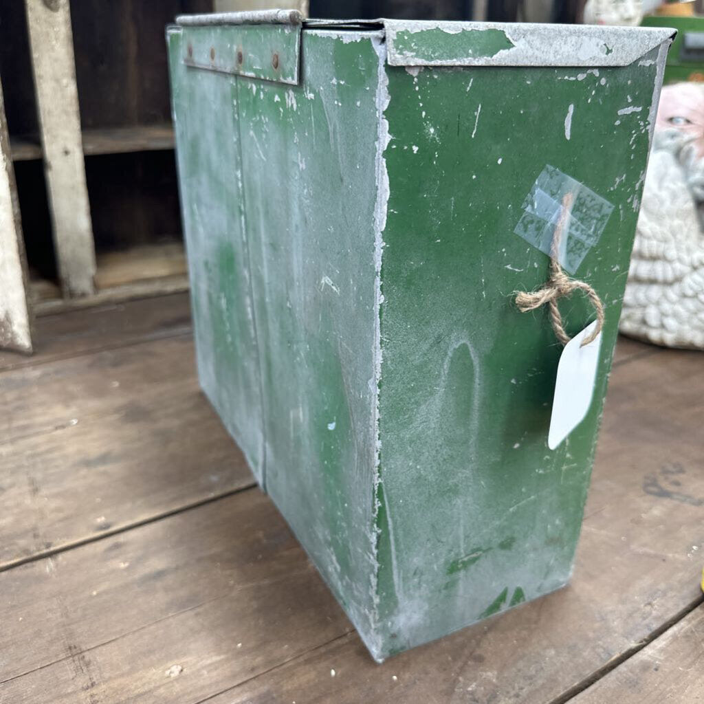 METAL SMITH'S DAIRY PORCH MILK BOX