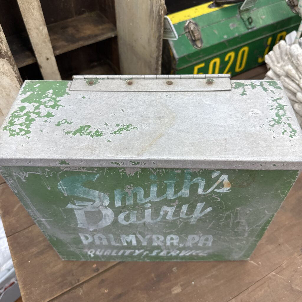 METAL SMITH'S DAIRY PORCH MILK BOX