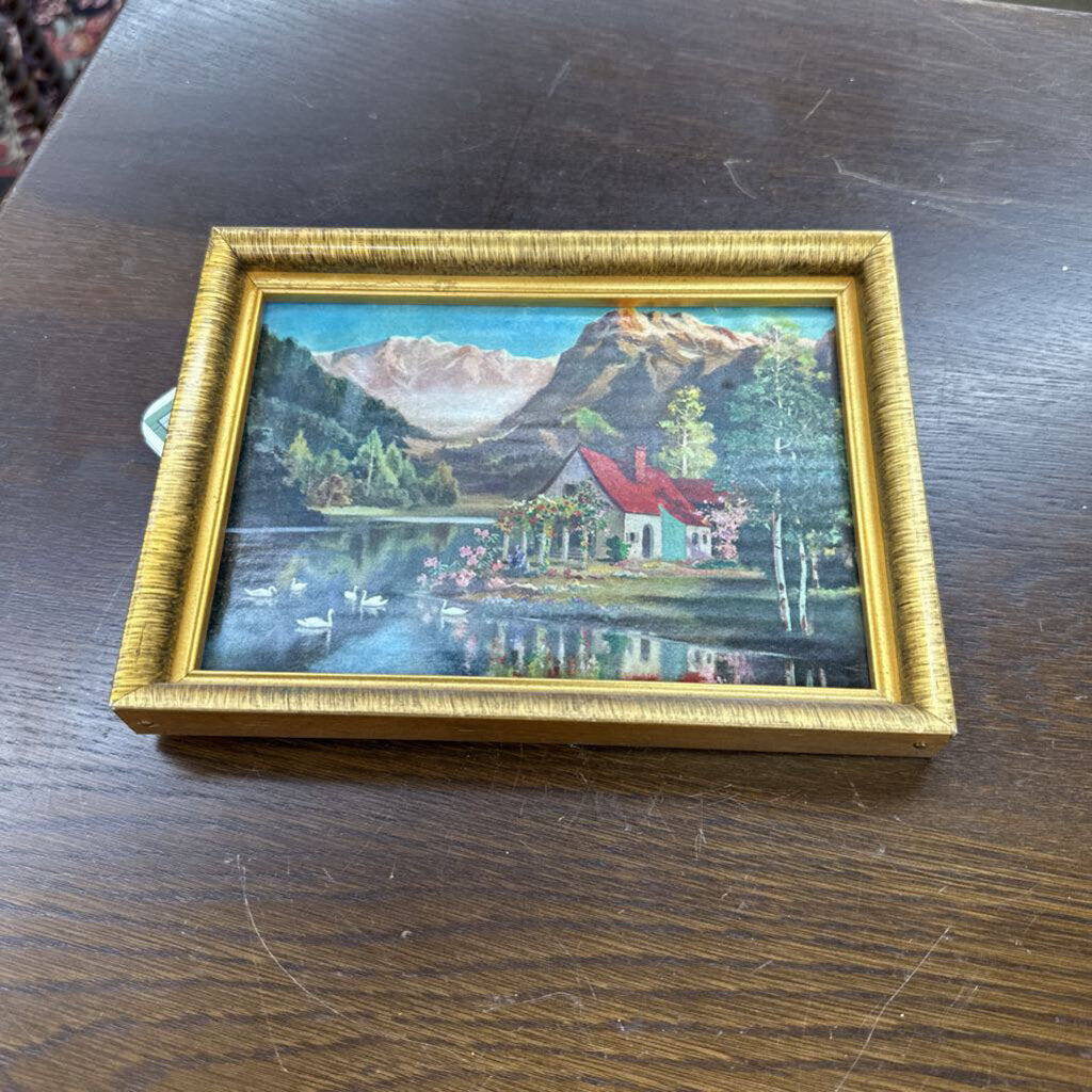COTTAGE FRAMED PRINT
