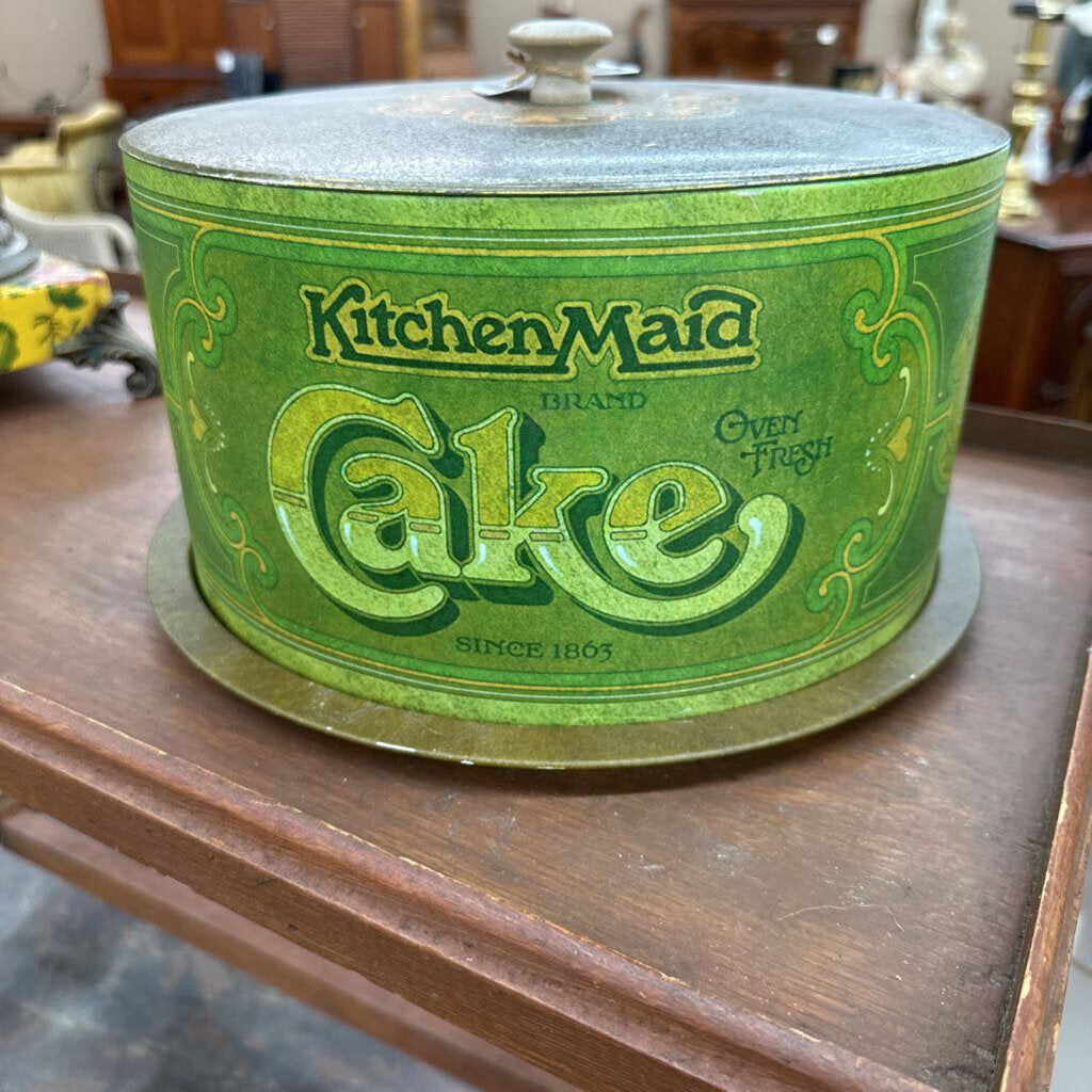 KITCHEN MAID METAL CAKE CARRIER AND KEEPER