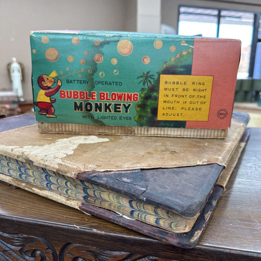 BUBBLE BLOWING MONKEY IN ORIGINAL BOX