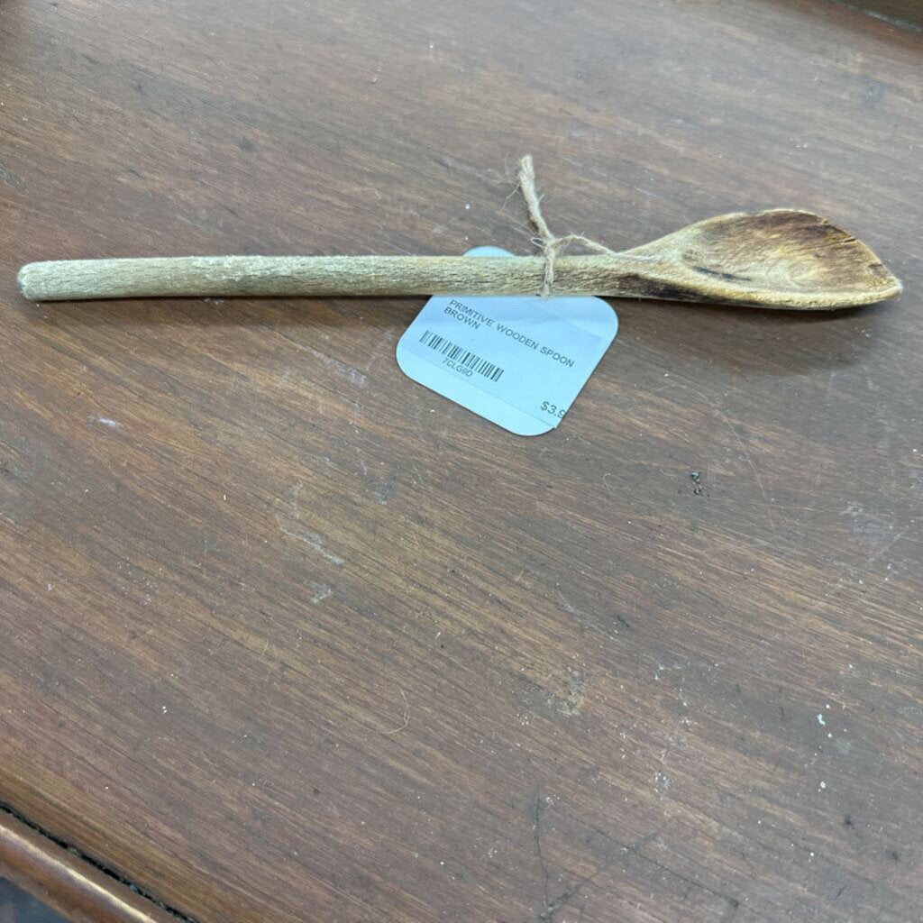 PRIMITIVE WOODEN SPOON