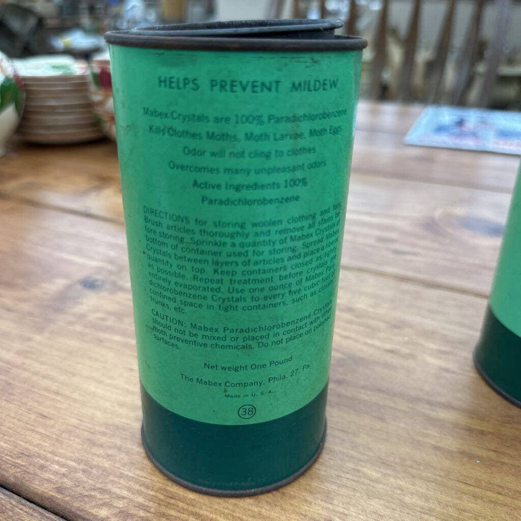MABEX MOTH CRYSTALS TIN WITH LID