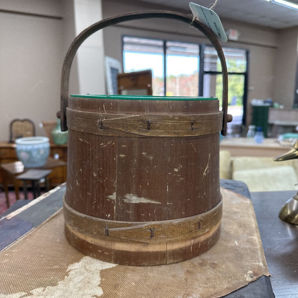 WOODEN PAIL PLANTER