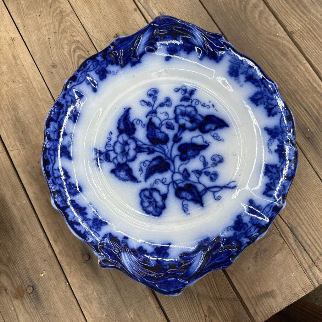 ENGLISH FLOW BLUE PLATTER