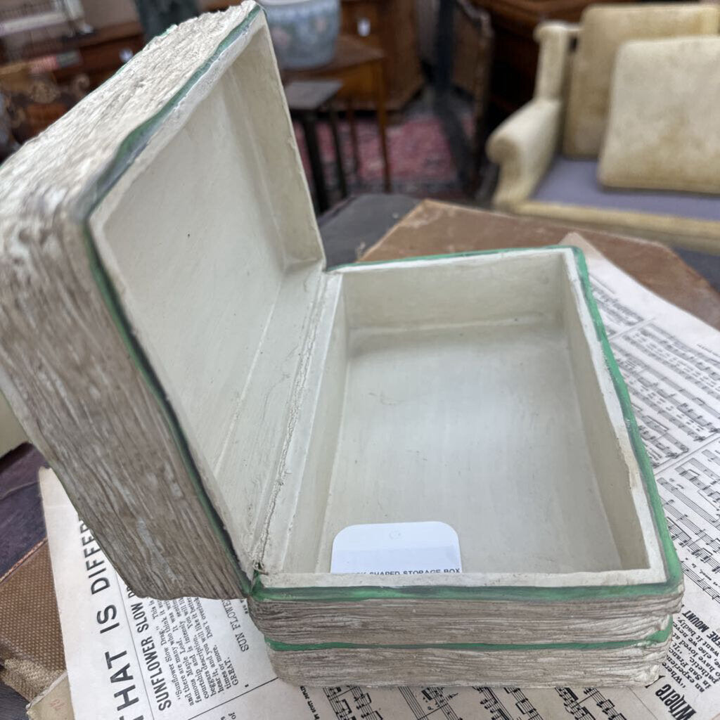 BOOK-SHAPED STORAGE BOX
