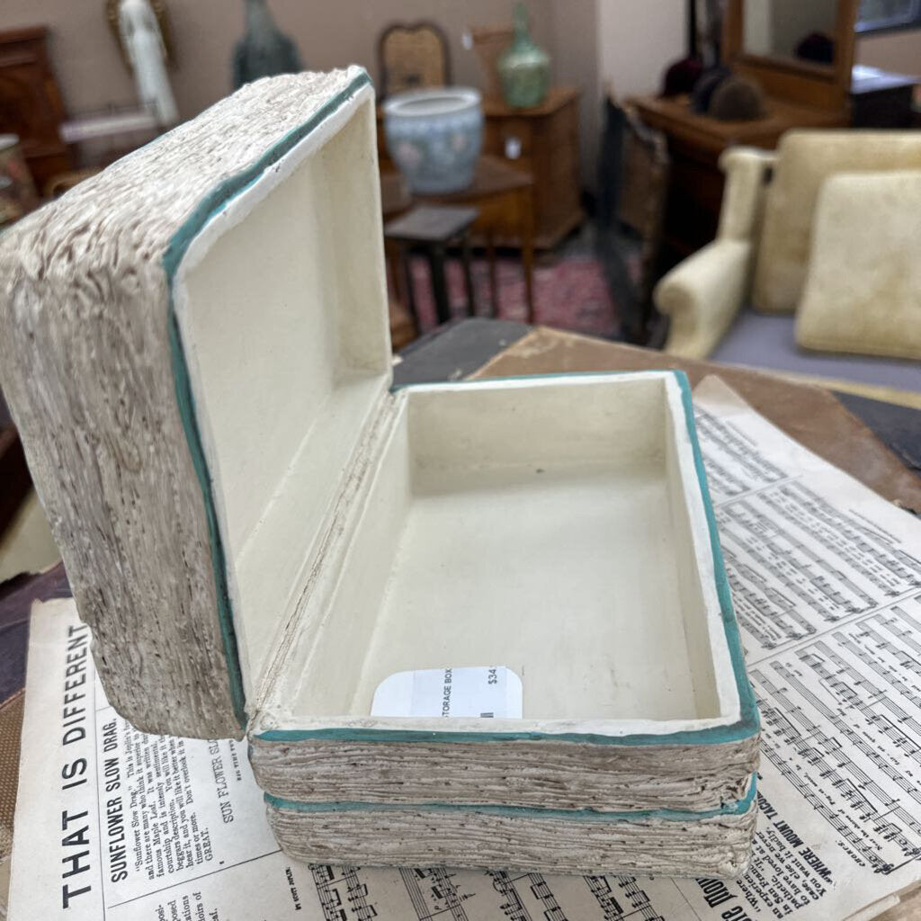 BOOK-SHAPED STORAGE BOX