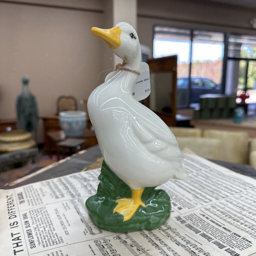 CERAMIC DUCK FIGURINE