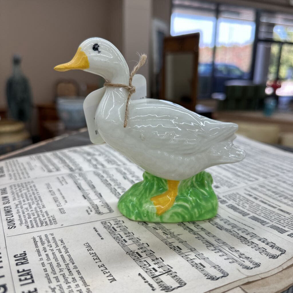 CERAMIC DUCK FIGURINE