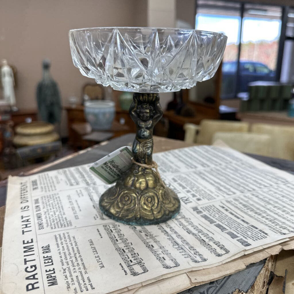 CHERUB PEDESTAL CANDY DISH