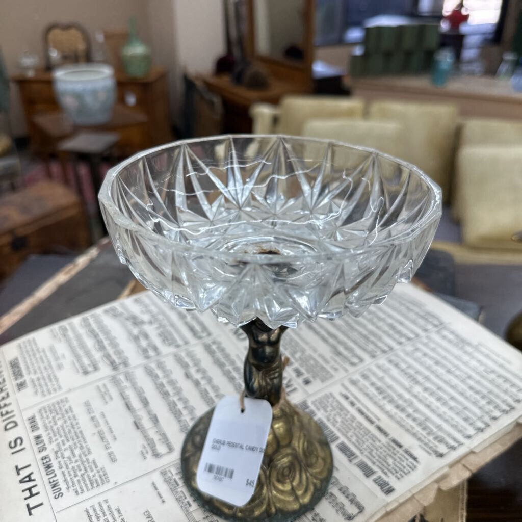 CHERUB PEDESTAL CANDY DISH