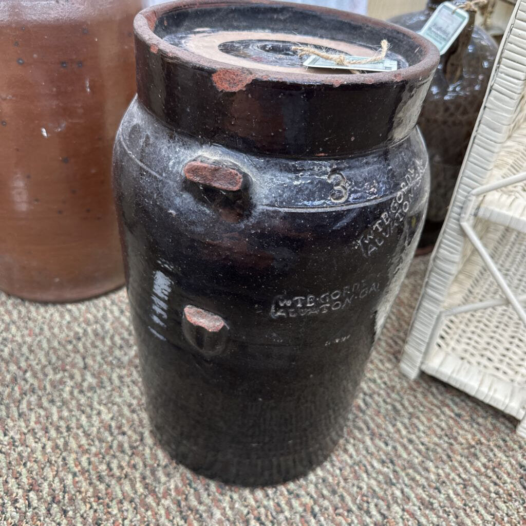 UNIQUE DOUBLE STAMPED GORDY 3 GALLON CHURN