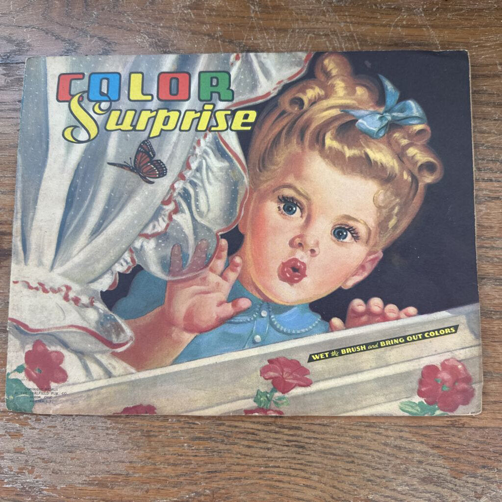COLOR SURPRISE PAINTING BOOK CIRCA 1950'S