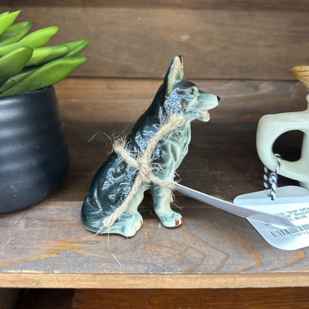 CERAMIC DOG FIGURINE