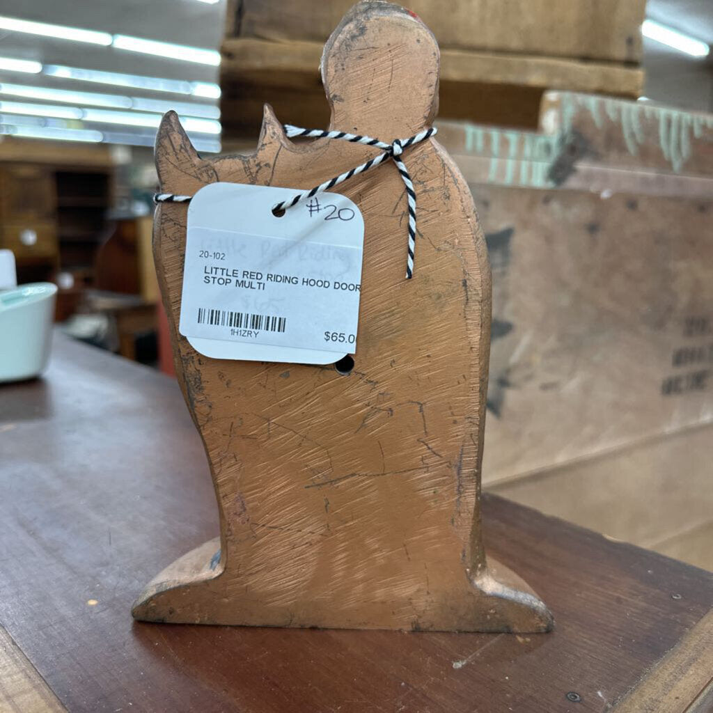 LITTLE RED RIDING HOOD DOOR STOP