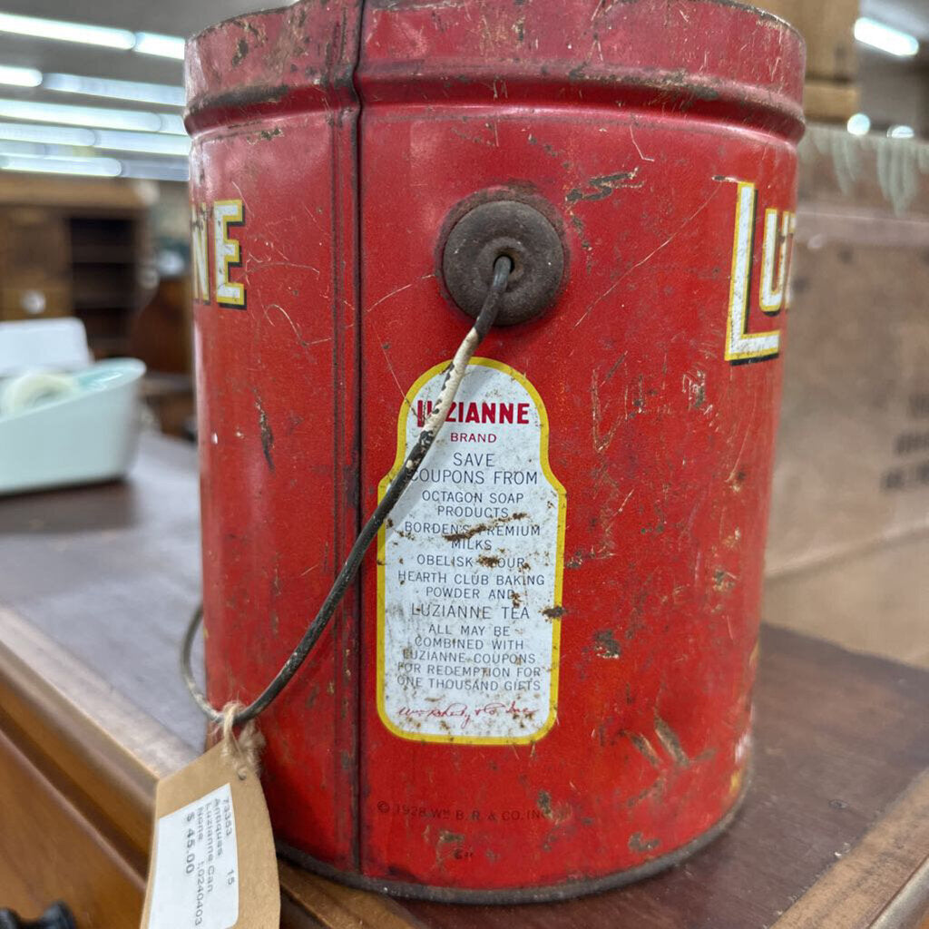 LUZIANNE COFFEE CAN
