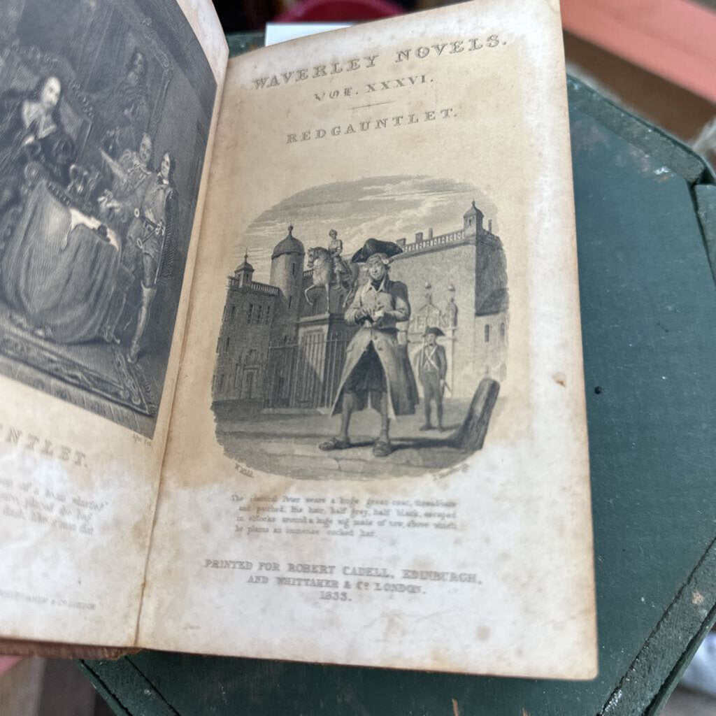 WAVERLY NOVELS "RED GAUNTLET" CIRCA 1833