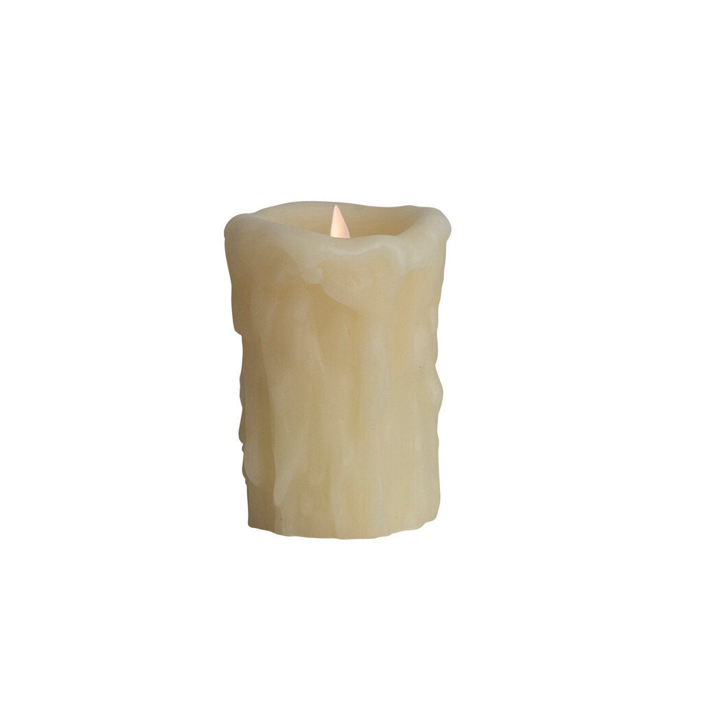 FLAMELESS LED WAX PILLAR CANDLE