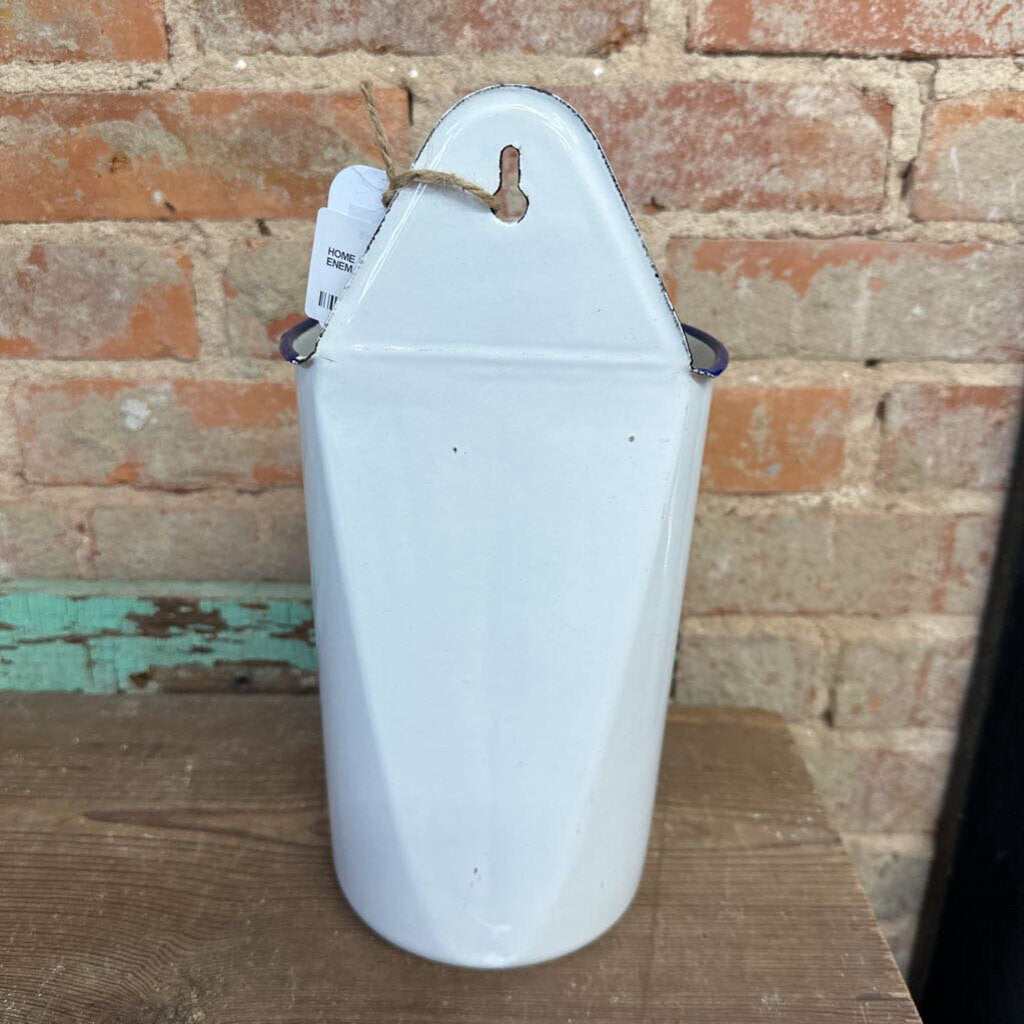 FRENCH ENAMEL ENEMA POT