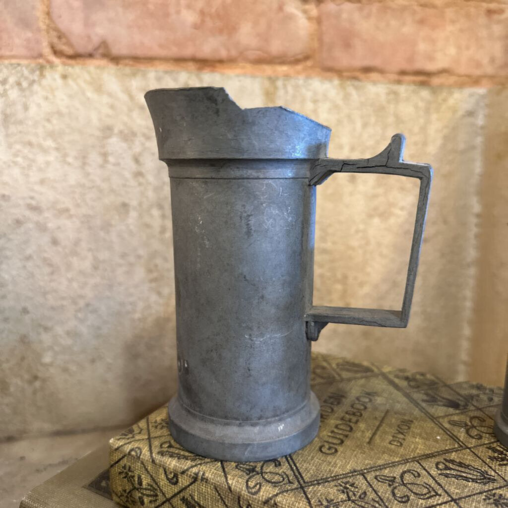 PEWTER TANKARD MEASURING CUPS