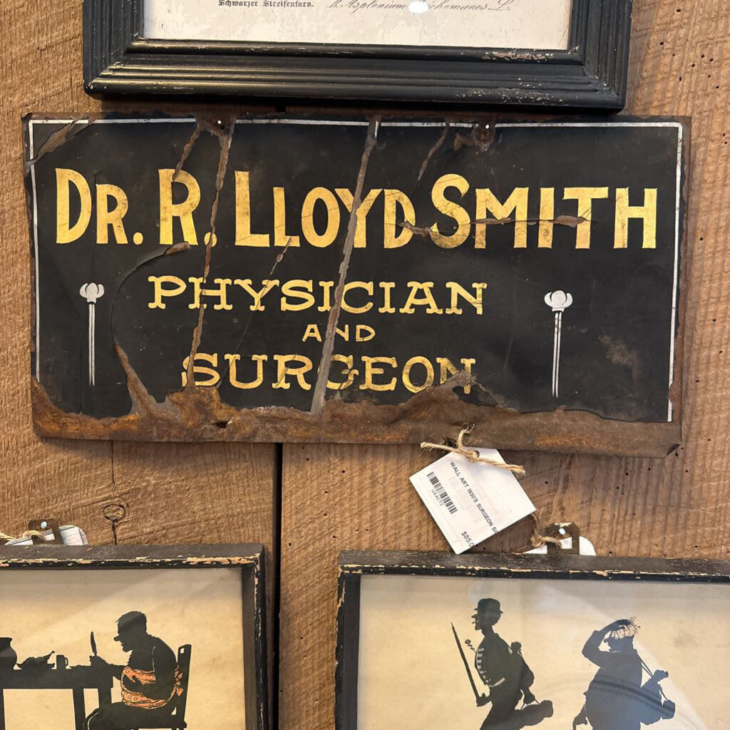 SURGEON SIGN 1930'S