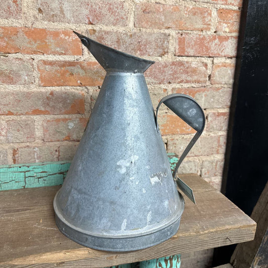 GALVANIZED DAIRY PITCHER